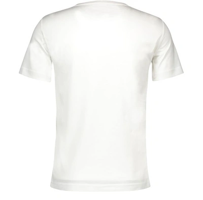 Shop Fendi Diabolic Eyes T-shirt In White