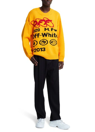 Shop Off-white Industrial Y013 Jumper In Yellow