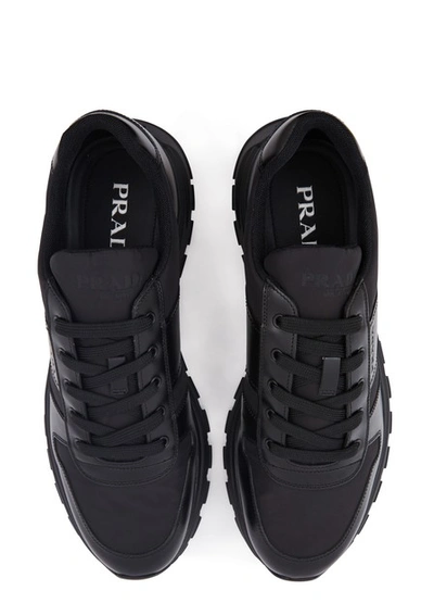 Shop Prada Prax Sneakers In Black