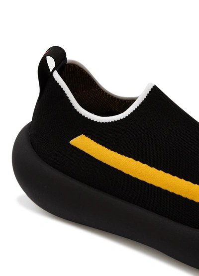 Shop Marni Bigfoot Trainers In Black+lemmon