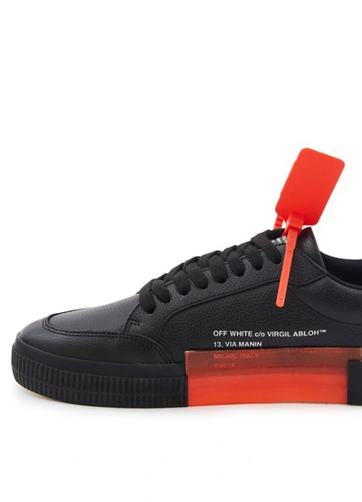 Shop Off-white Low Vulcanised Trainers In Black / White