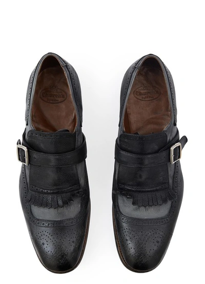 Shop Church's Shanghai Loafers In Black