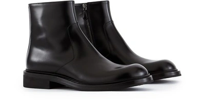 Shop Prada Ankle Boots In Black