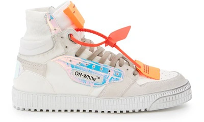 Shop Off-white Off Court Trainers In White Iridescente