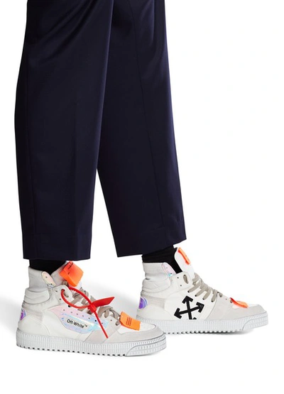 Shop Off-white Off Court Trainers In White Iridescente