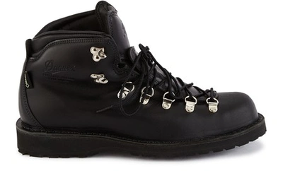 Shop Danner Mountain Pass Hiking Boots In Black Glace
