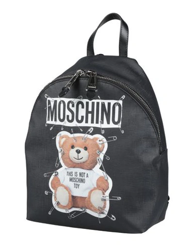 Shop Moschino Backpack & Fanny Pack In Black