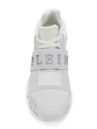 Shop Philipp Plein Runner Xyz Statement Sneakers In White