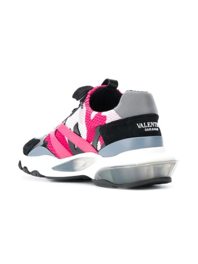 Shop Valentino Garavani Bounce Sneakers In Black