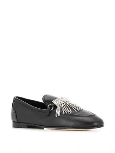 Shop Giuseppe Zanotti Jodie Loafers In Black