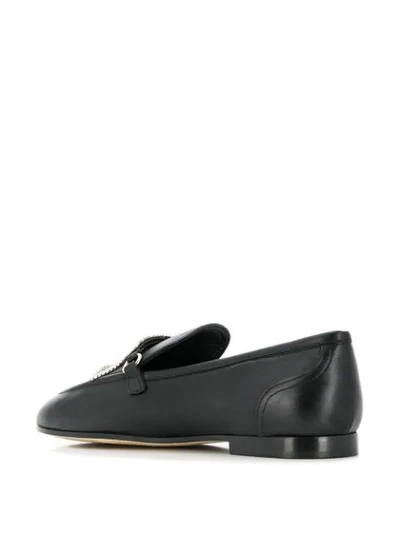 Shop Giuseppe Zanotti Jodie Loafers In Black