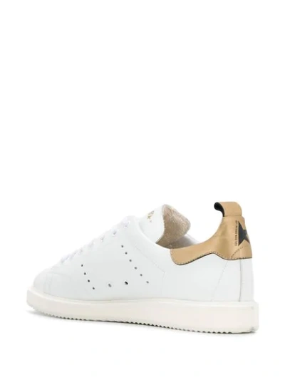 Shop Golden Goose Starter Sneakers In White