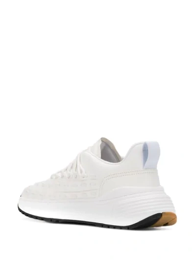 Shop Bottega Veneta Low-top Sneakers In White