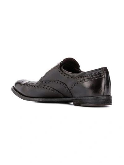 OFFICINE CREATIVE OXFORD SHOES - 棕色