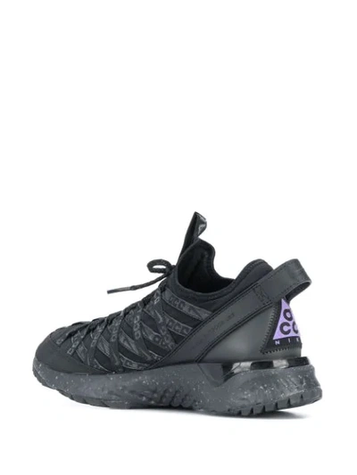 Shop Nike Acg React Terra Gobe Sneakers In Black