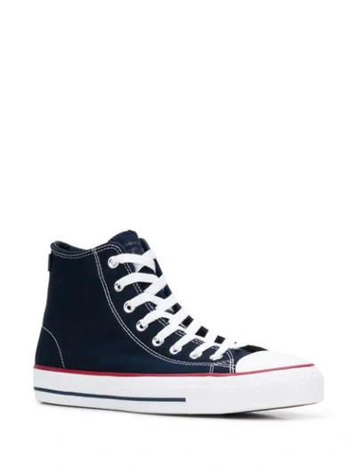 Shop Converse Ctas Hi Pro Sneakers In Blue