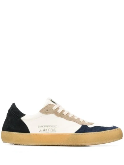 Philippe Model Lakers Vintage Trainers In White | ModeSens