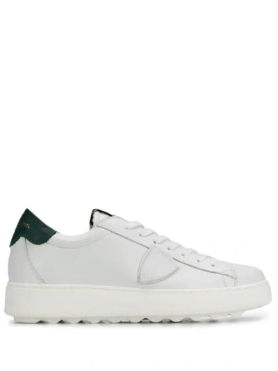 PHILIPPE MODEL MADELEINE LOW-TOP SNEAKERS - 白色