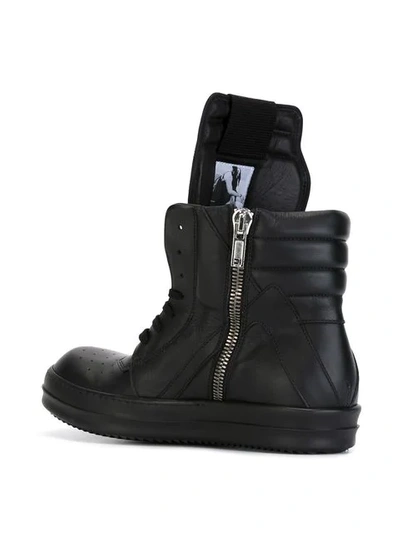 Shop Rick Owens Geobasket Hi In Black