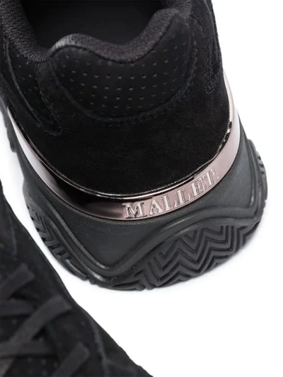 Shop Mallet Footwear Lurus Tonal Sneakers In Midnight Suede