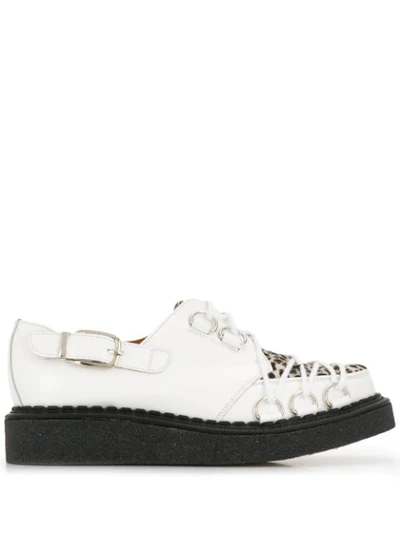 Comme Des Garcons Homme Plus White George Cox Edition D-ring Derbys