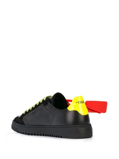 Shop Off-white Arrow Security Tag Sneakers In Black
