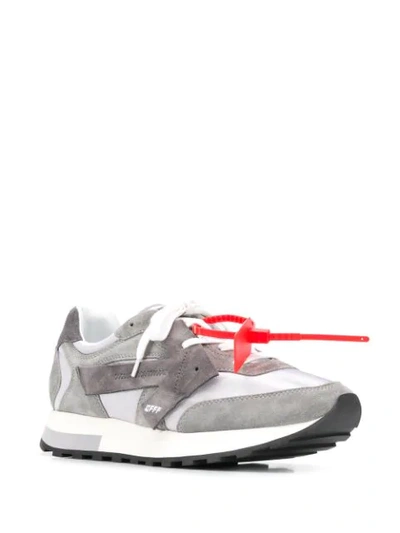 Shop Off-white Runner Sneakers In Grey