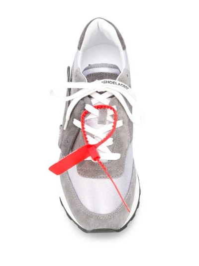 Shop Off-white Runner Sneakers In Grey