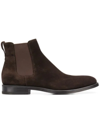 Shop Al Duca D'aosta Round Toe Boots In Brown