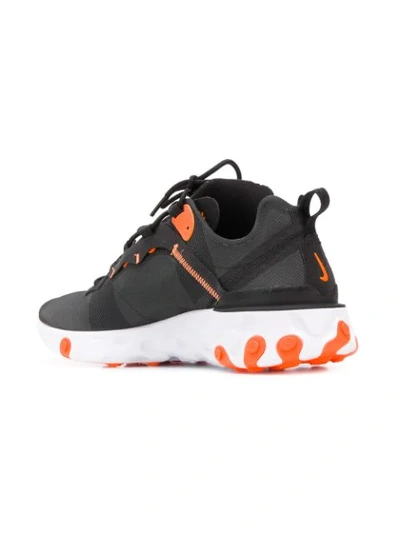 Shop Nike React Element 55 Trainers In Black