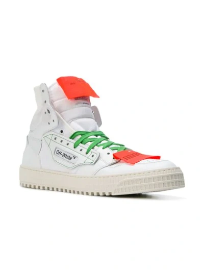 Shop Off-white 3.0 Hi-top Sneakers In White