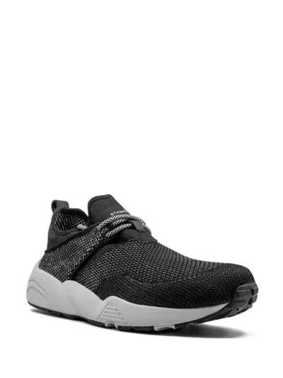 Puma Stampd Trinomic Woven Sneakers In Black
