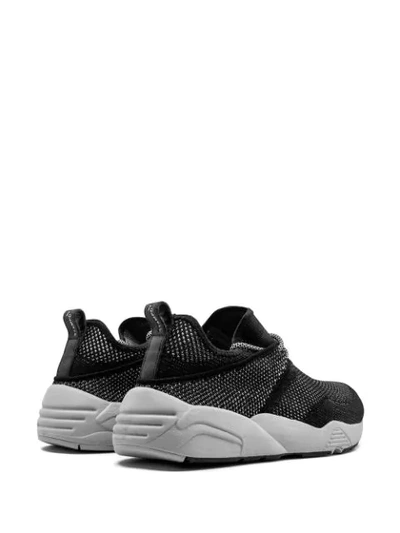 Puma Stampd Trinomic Woven Sneakers In Black