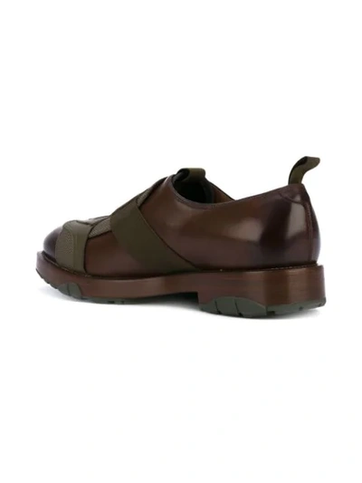 Shop Ferragamo Slip-on Loafers In Brown