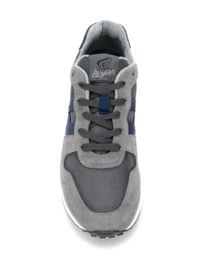 Shop Hogan H838 Running Sneakers In Grey