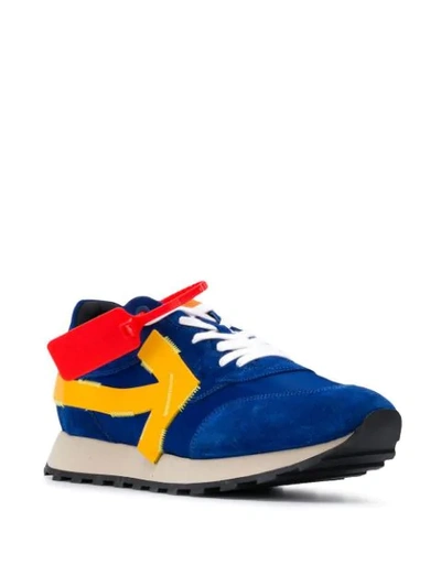 Shop Off-white Vintage Arrow Sneakers In Blue