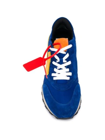 Shop Off-white Vintage Arrow Sneakers In Blue