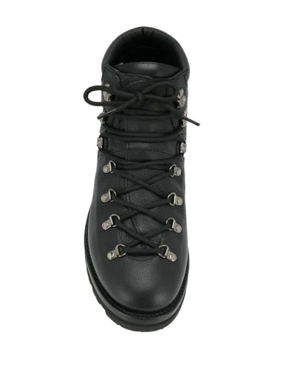 Shop Moncler Peak Hiking Boots In Black