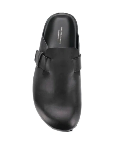 Shop Officine Creative Agora Slip-on Sandals In Black