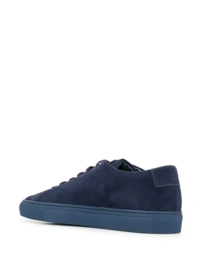 Shop Common Projects Achilles Low Sneakers In Blue