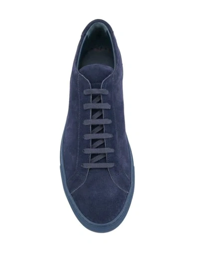 Shop Common Projects Achilles Low Sneakers In Blue