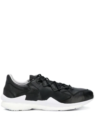 Shop Y-3 Matte Finish Sneakers In Black