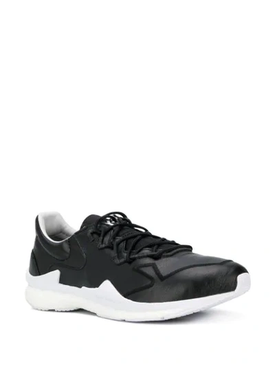 Shop Y-3 Matte Finish Sneakers In Black