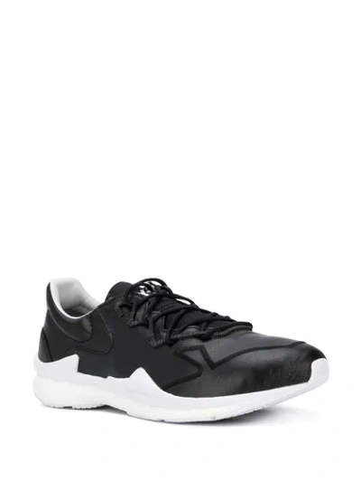Y-3 Adizero Runner Neoprene-trimmed Mesh Sneakers - Black In Black
