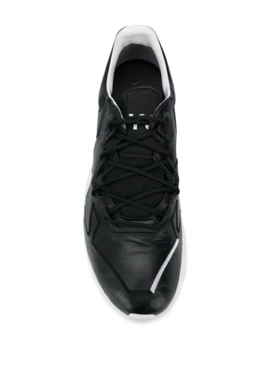 Y-3 Adizero Runner Neoprene-trimmed Mesh Sneakers - Black In Black