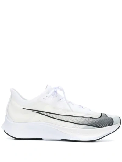 Shop Nike Zoom Fly 3 Sneakers In White