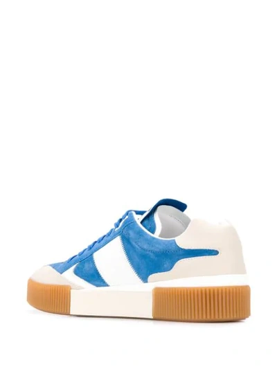 Shop Dolce & Gabbana Miami Panelled Low-top Sneakers In White