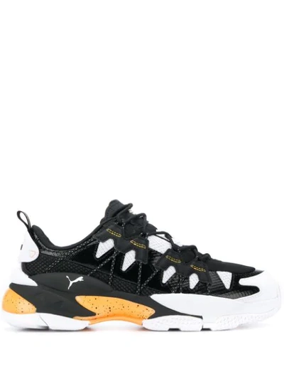 Shop Puma Lqdcell Omega Density Sneakers In Black