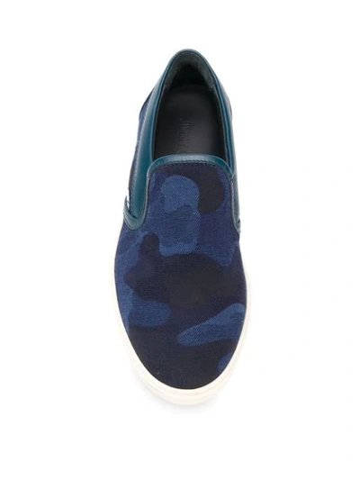 Shop Jimmy Choo Grove Slip-on Sneakers In Blue