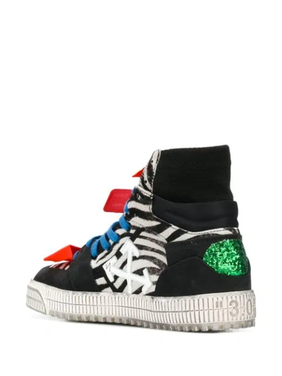 OFF-WHITE OFF COURT 3.0 HIGH TOP SNEAKERS - 黑色